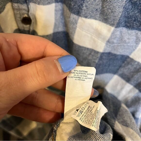 Lucky Brand Saturday Stretch Flannel Button Down - Picture 10 of 12